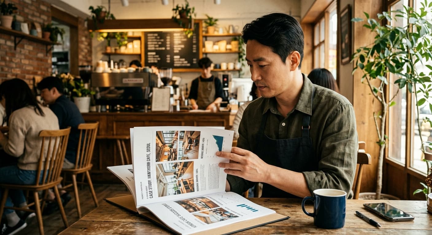 카페 광고 대행 비용 보조 이미지