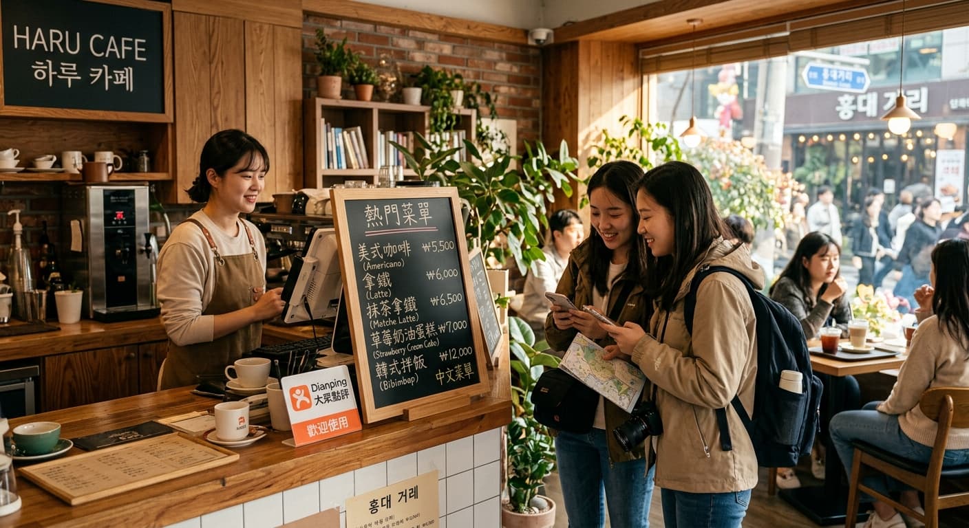 카페 따종디엔핑 등록 보조 이미지
