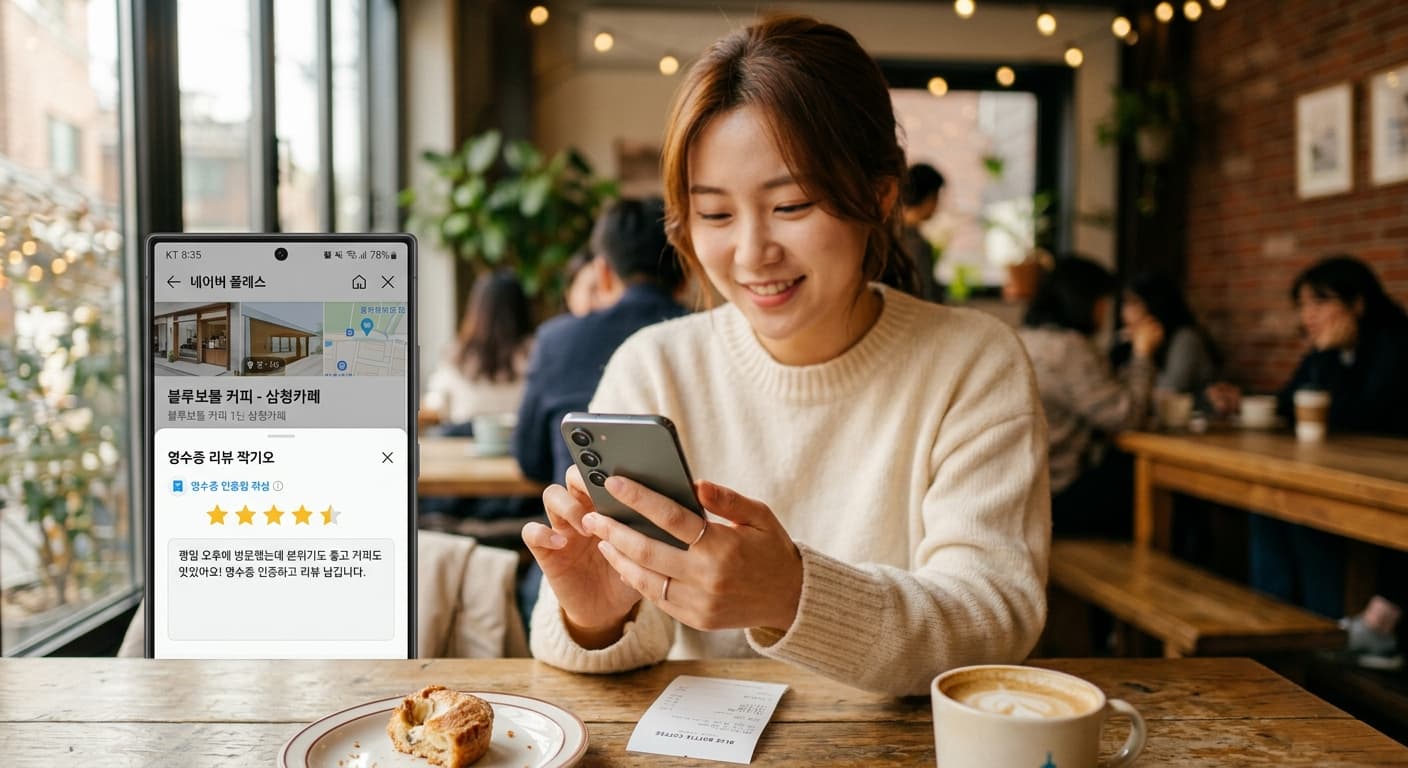 카페 네이버 플레이스 마케팅 보조 이미지
