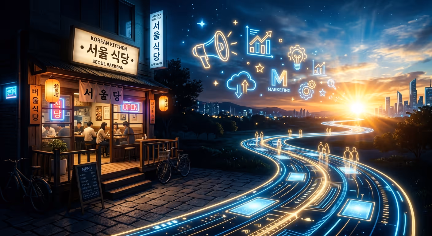 작은 식당에서 밝은 미래로 이어지는 길