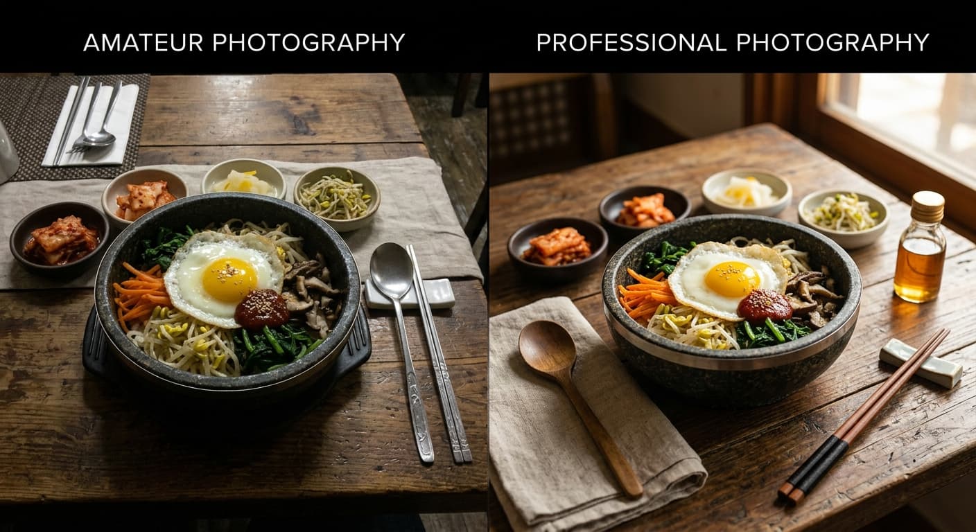 음식 사진 촬영 비용 2026년 시세 · 메뉴당 3.5만~16만원
