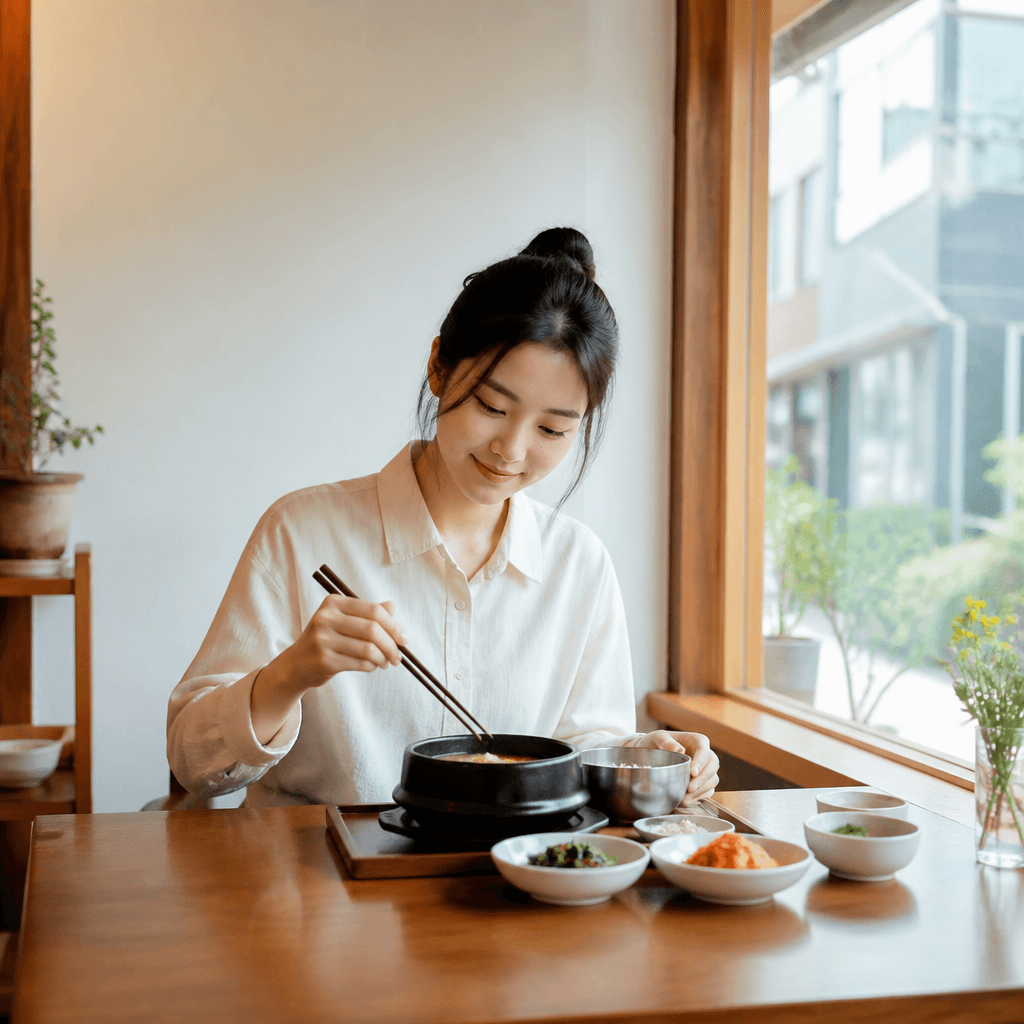 개성 있는 가게들이 이어진 감성 골목의 산책 (컨셉 이미지)