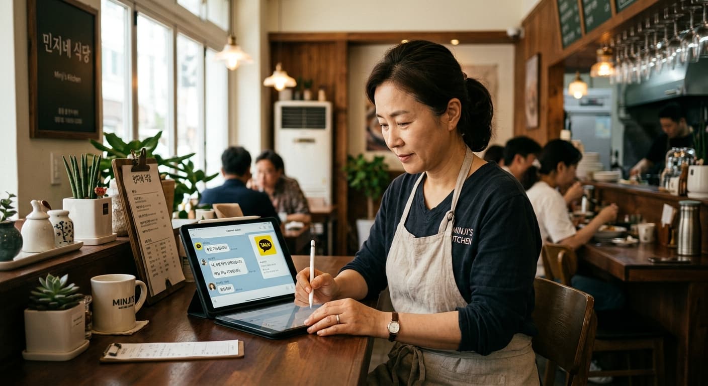 카카오 채널 친구 추가 광고 · 친구 1명당 100~300원