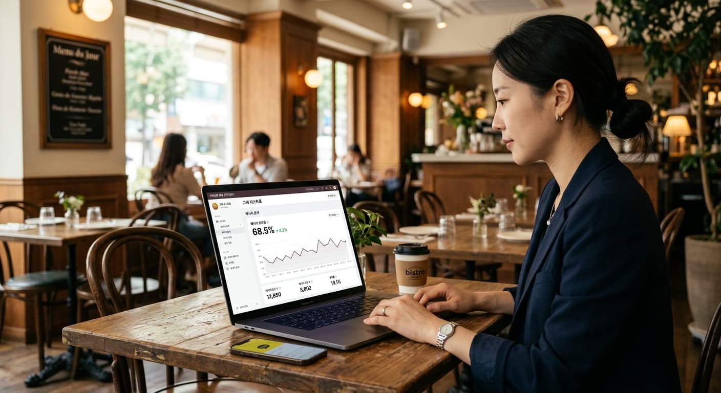카카오 채널 ROI · 매장 재방문율 변화