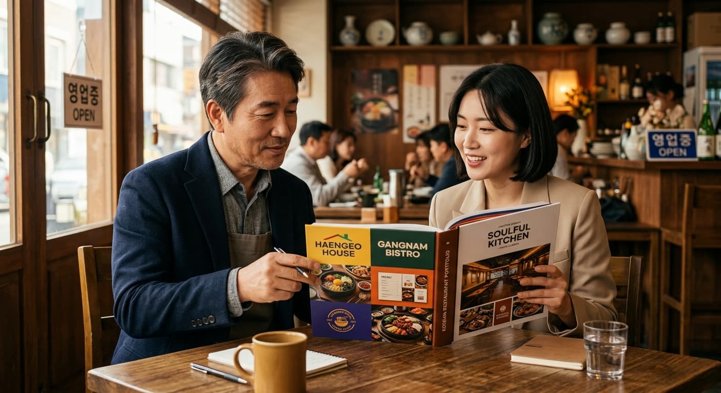 음식점 광고 대행 비용 보조 이미지