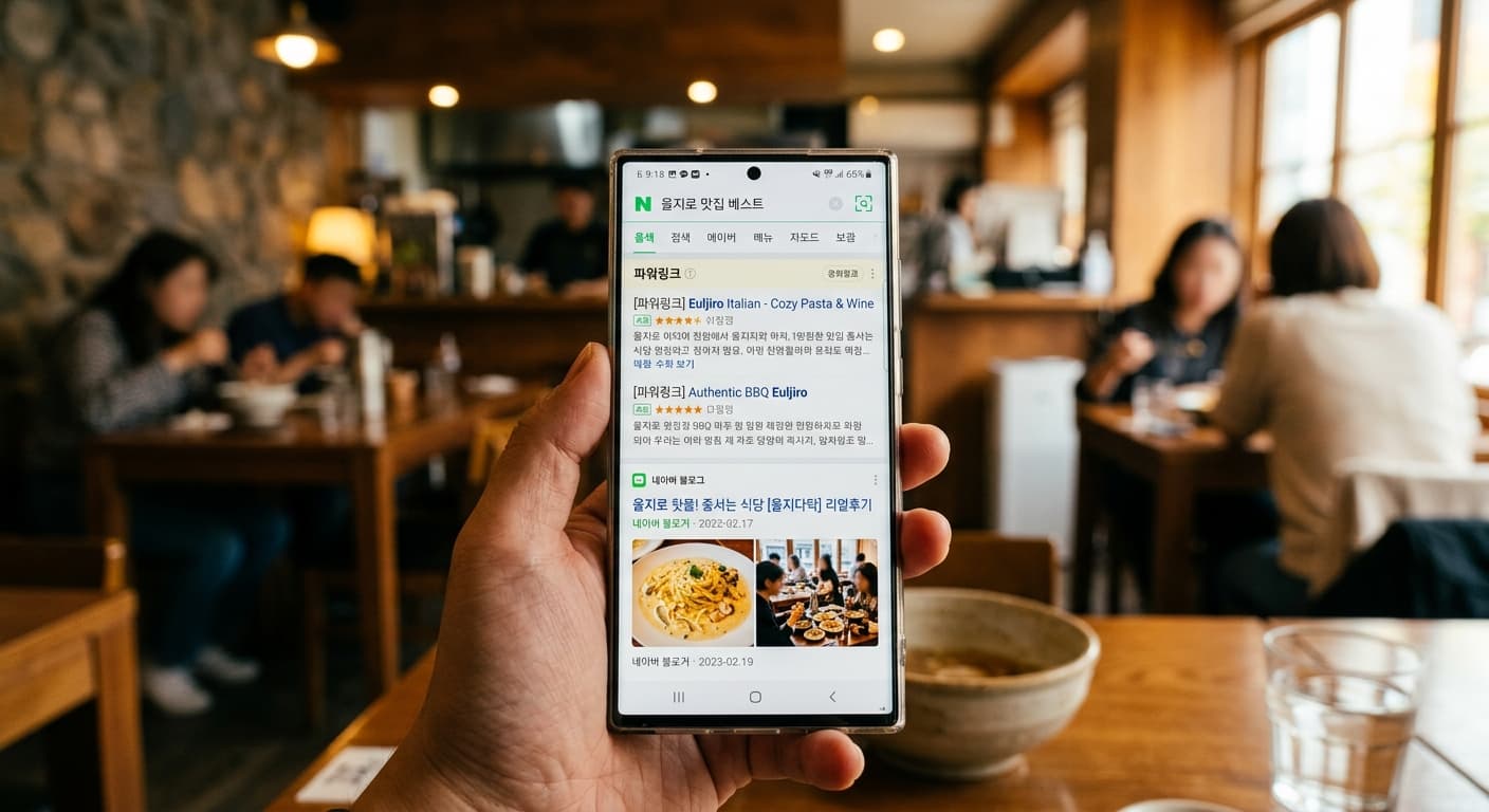 맛집 블로그 마케팅 ROI · 네이버 검색 유입 측정