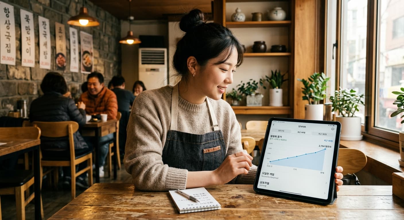 음식점 해시태그 실전 운영 · 5채널 매칭
