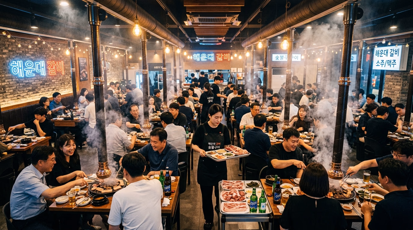 만석인 제주 고깃집 · 북적이는 매장이 최고의 광고