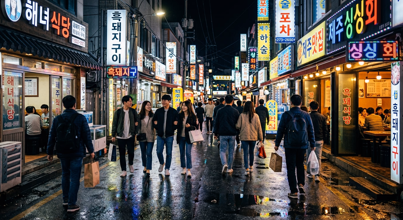 제주 다양한 음식점과 카페들