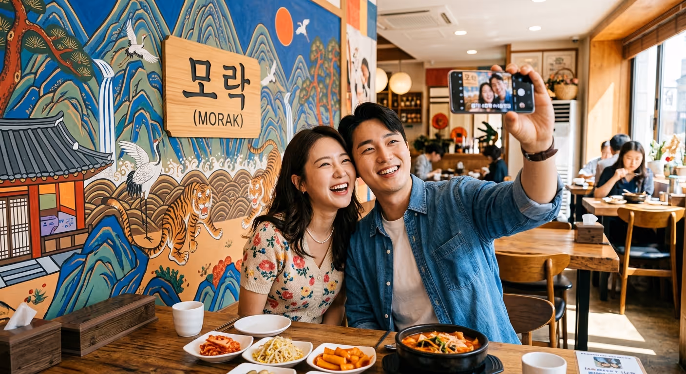인증샷 손님