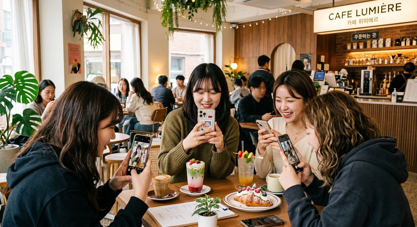 카페 광고 ROI 계산 · 광고비 1만원 손님 전환