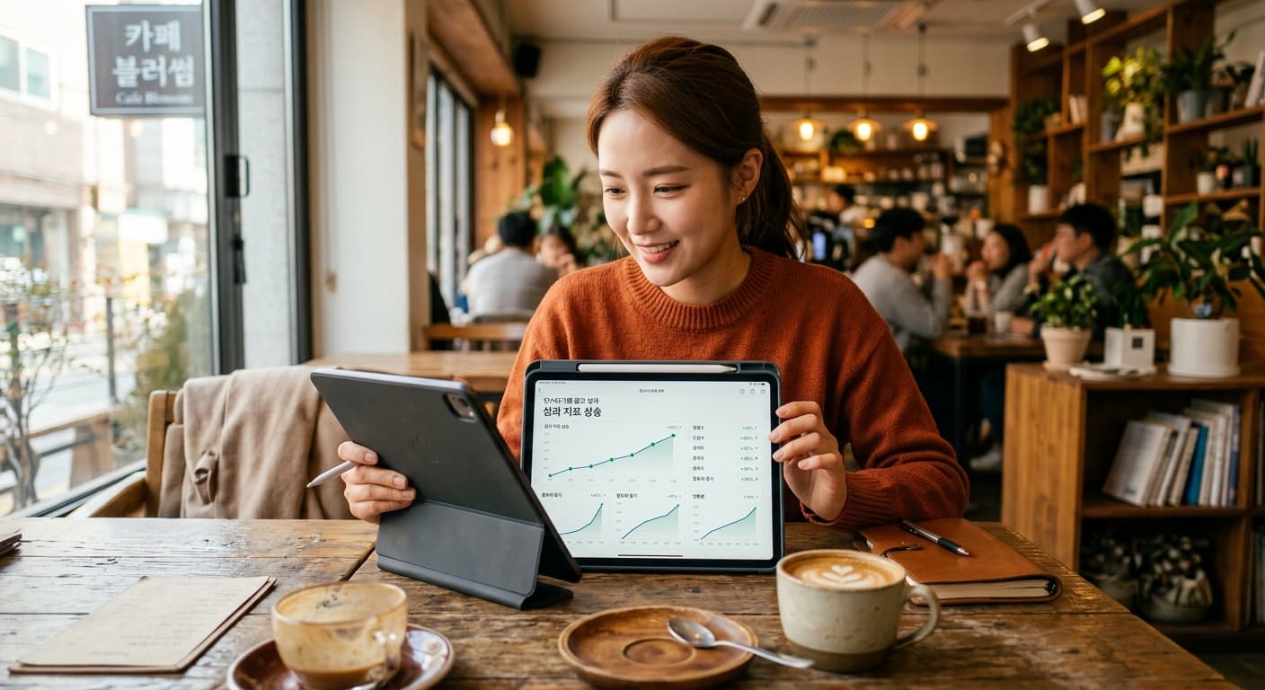 카페 인스타 광고 ROI 계산 · 1만원당 카페 방문