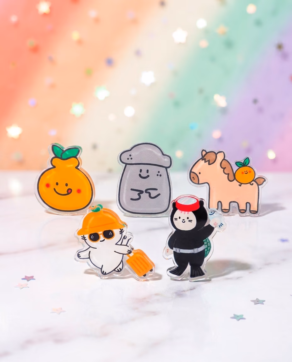 AI 리마스터링 변환 Pastel Rainbow 스타일 인스타 피드 컷