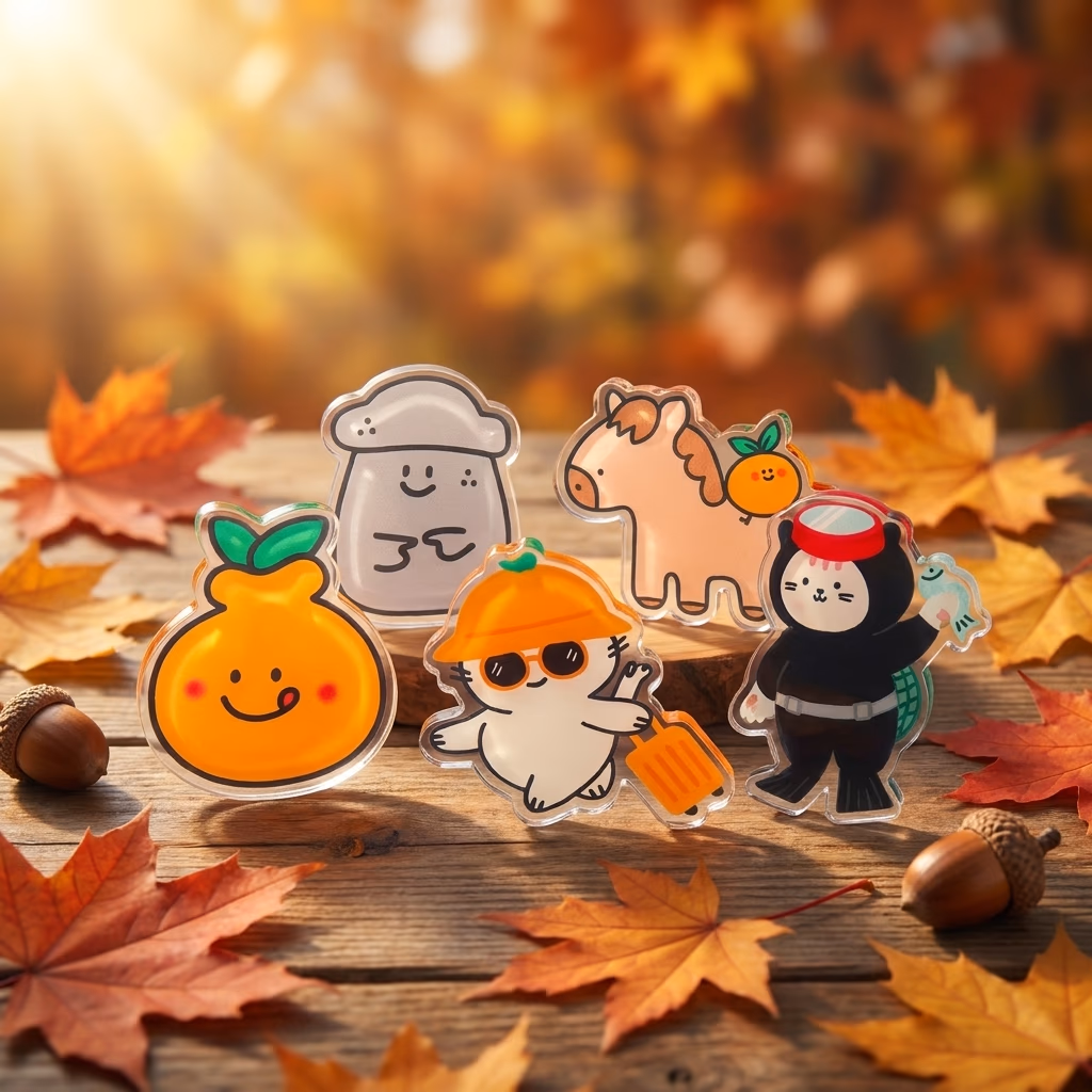 AI 리마스터링 변환 Autumn Glow 스타일 인스타 피드 컷