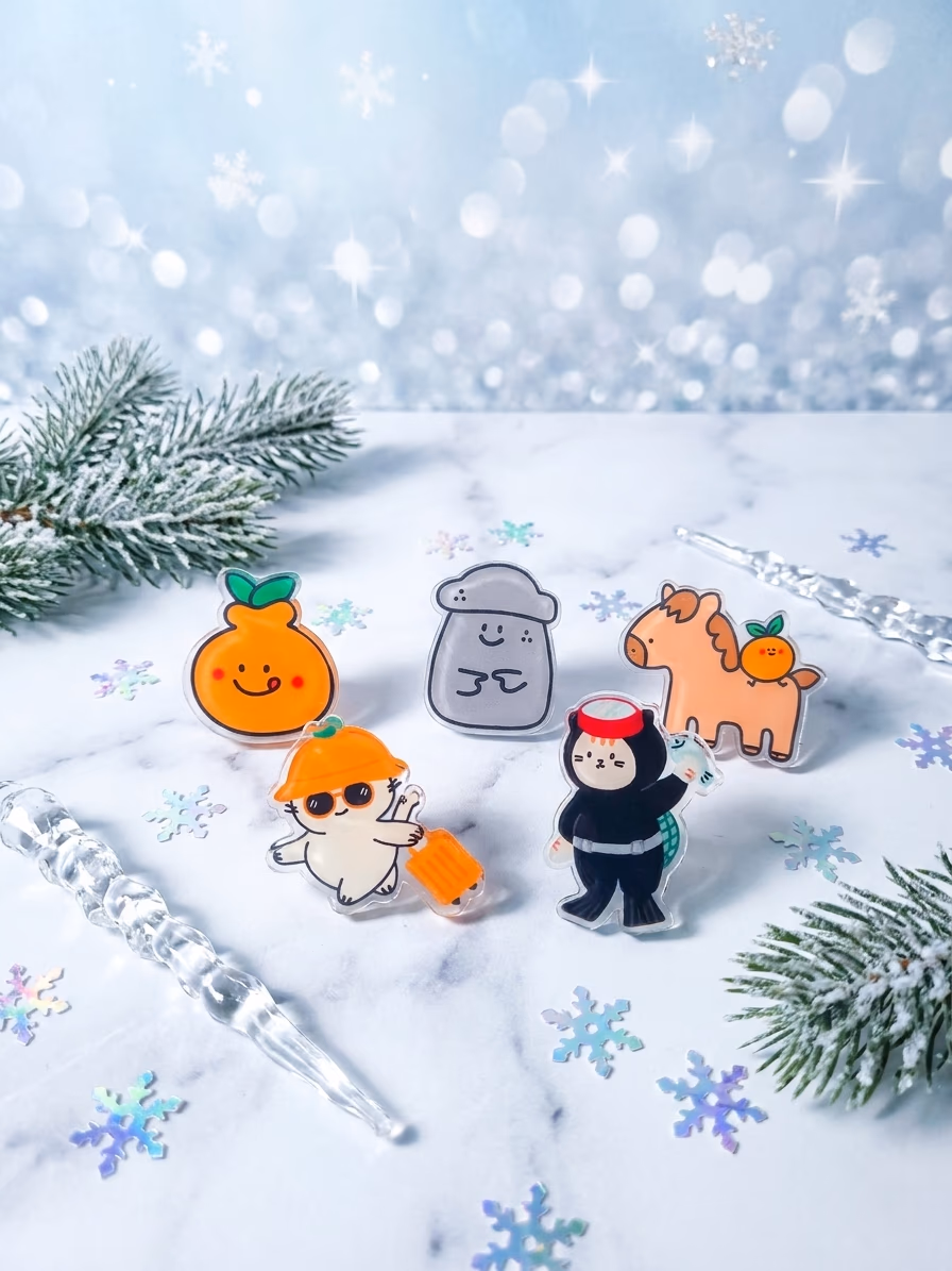 AI 리마스터링 변환 Winter Snowflake 스타일 인스타 피드 컷