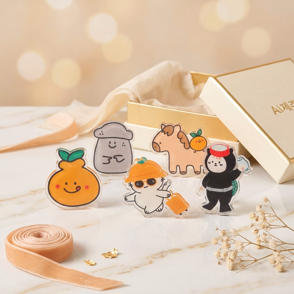AI 리마스터링 변환 Premium Giftbox 스타일 인스타 피드 컷
