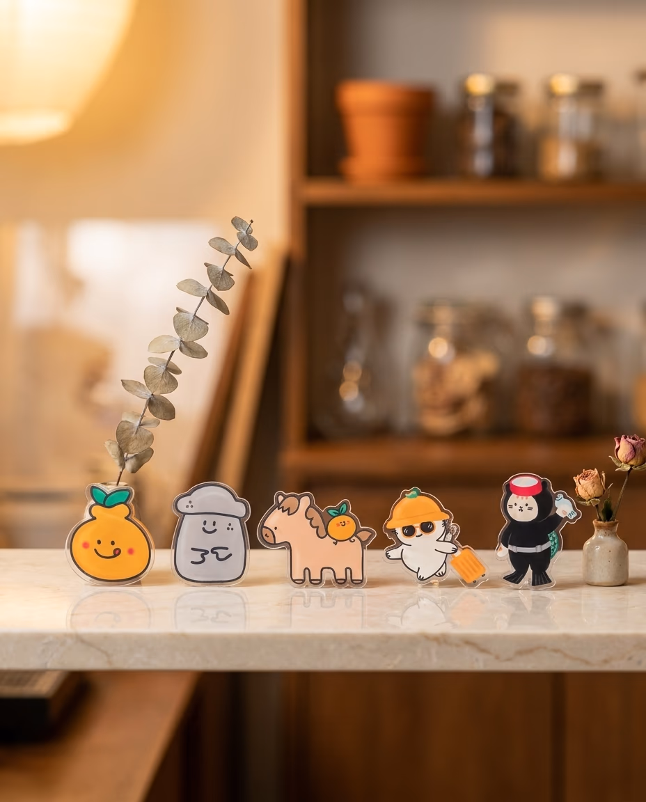 AI 리마스터링 변환 Cafe Shelf 스타일 인스타 피드 컷
