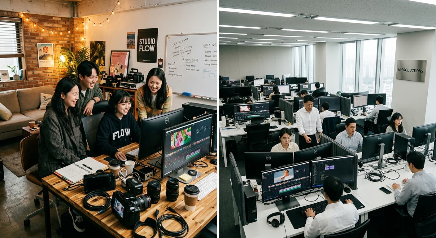 릴스 대행사 vs 외주 PD vs 통합 대행사 차이