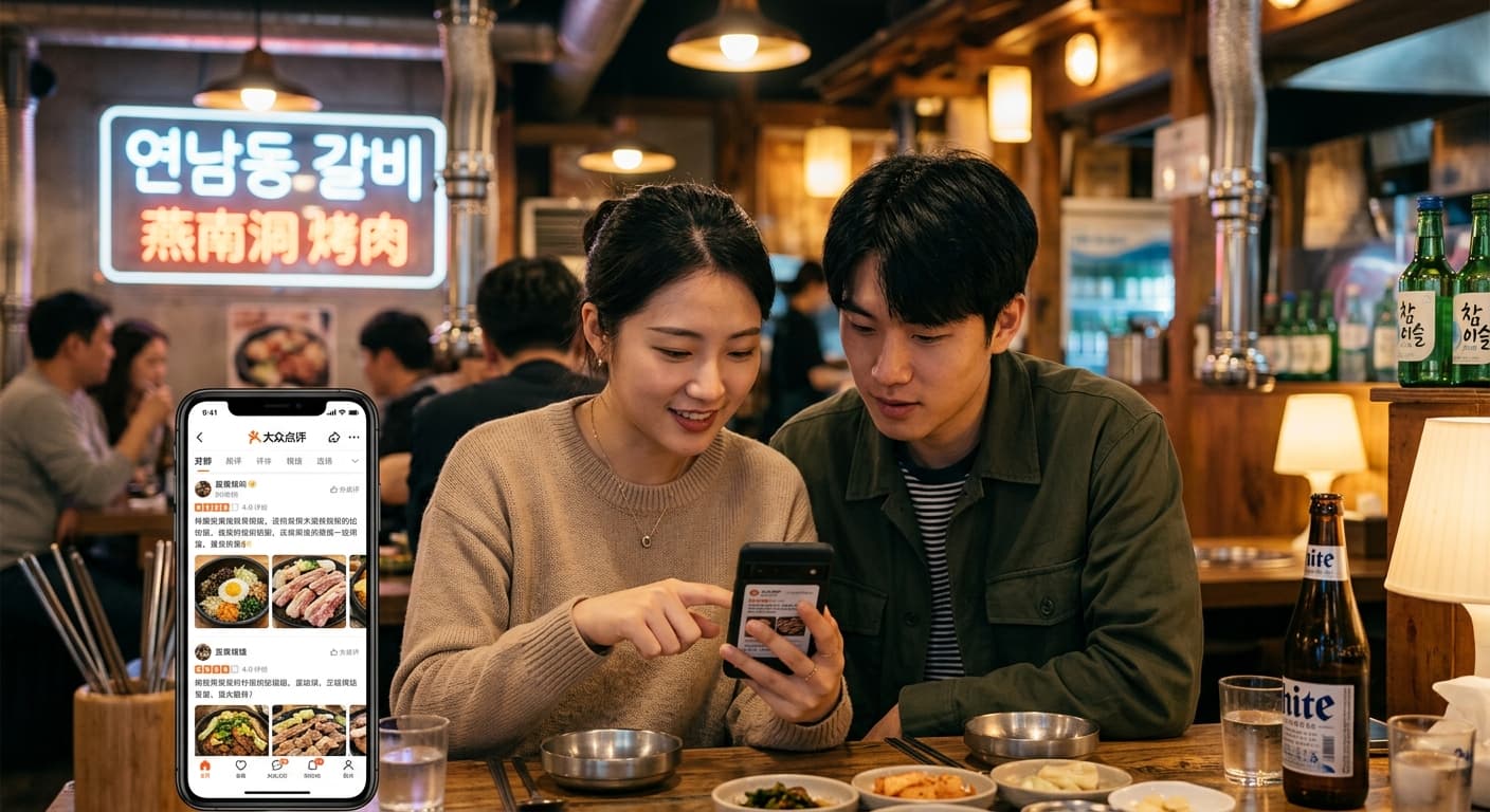 음식점 따종디엔핑 등록 보조 이미지