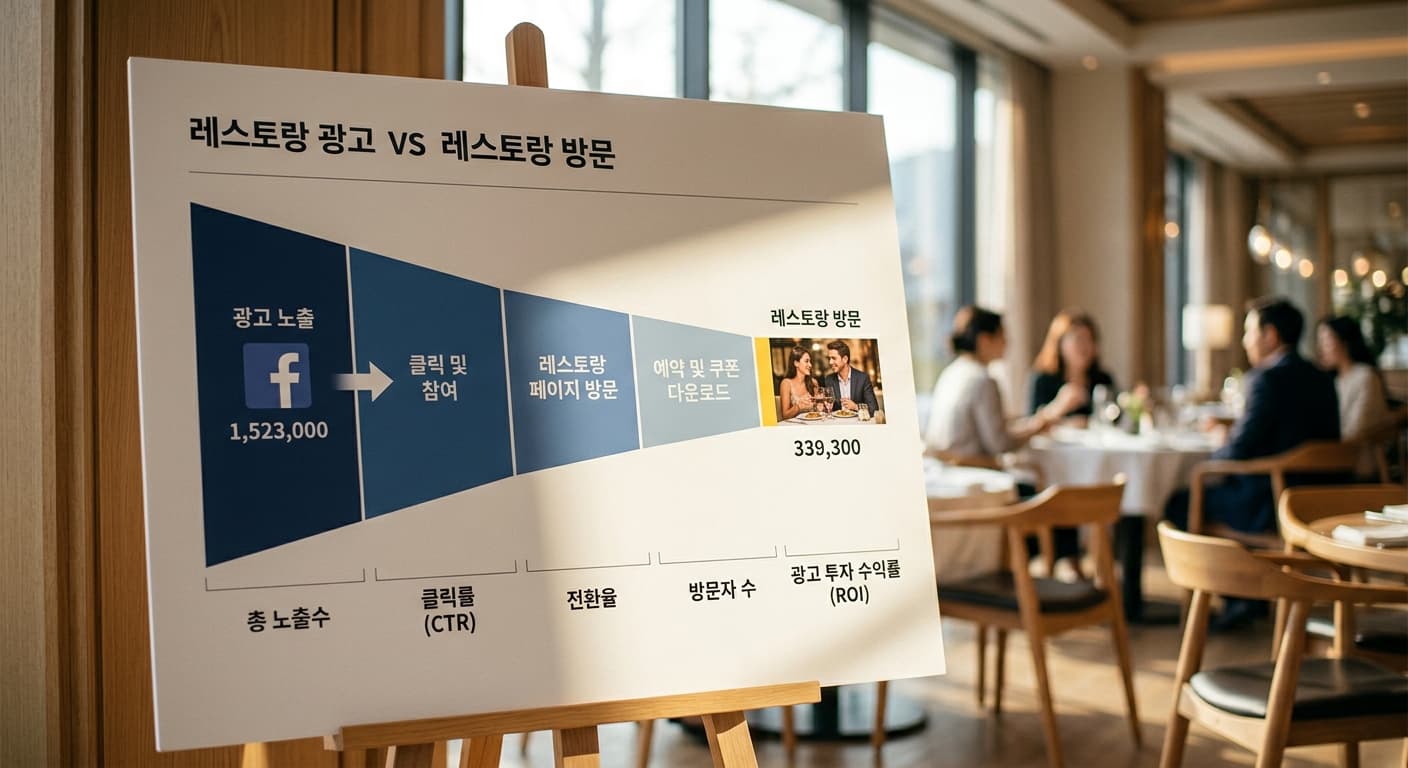 음식점 페이스북 광고 보조 이미지
