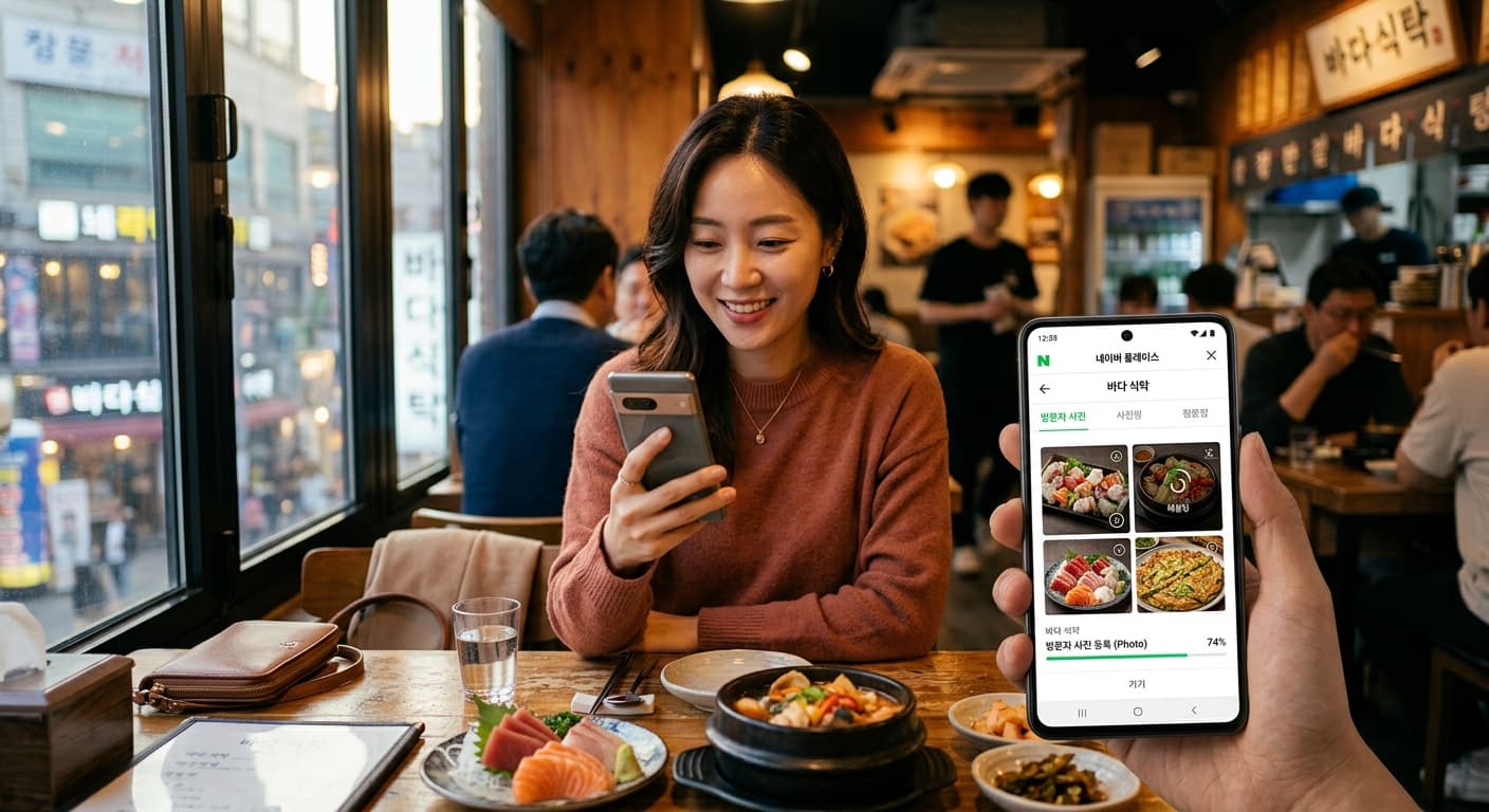 음식점 플레이스 사진 최적화 · 30장+ 표준