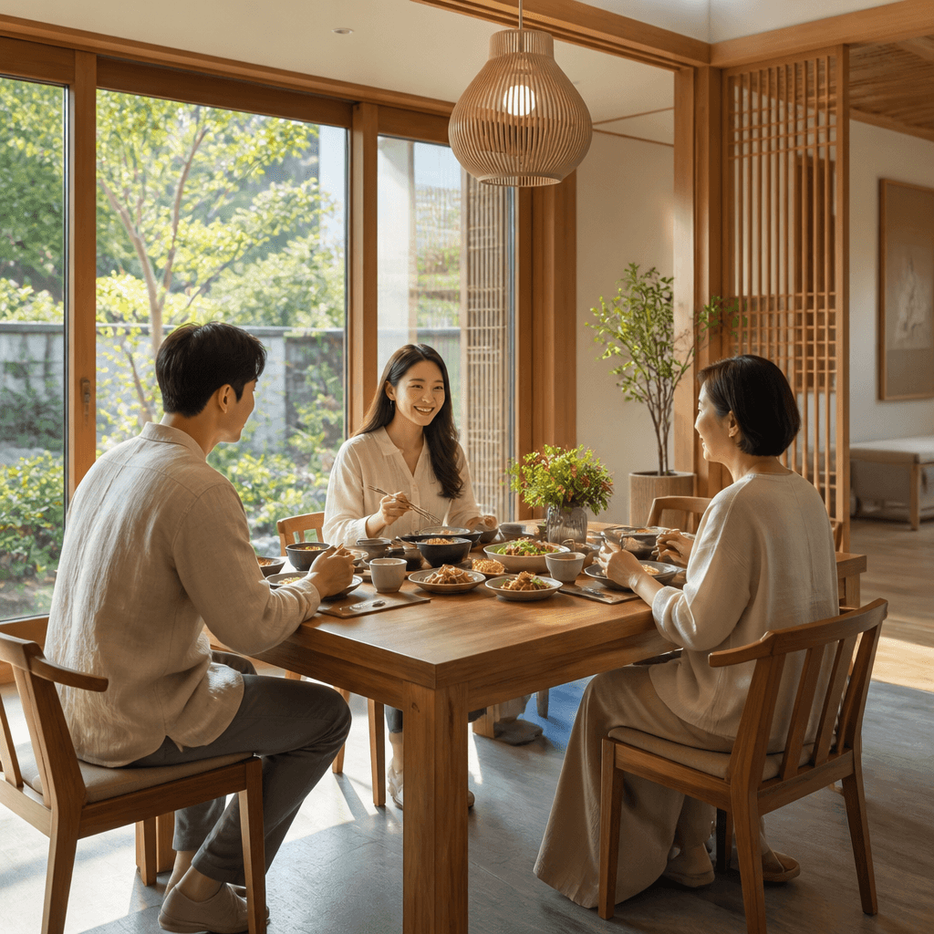 주간 매출 흐름을 차분히 살펴보는 저녁의 매장 (컨셉 이미지)