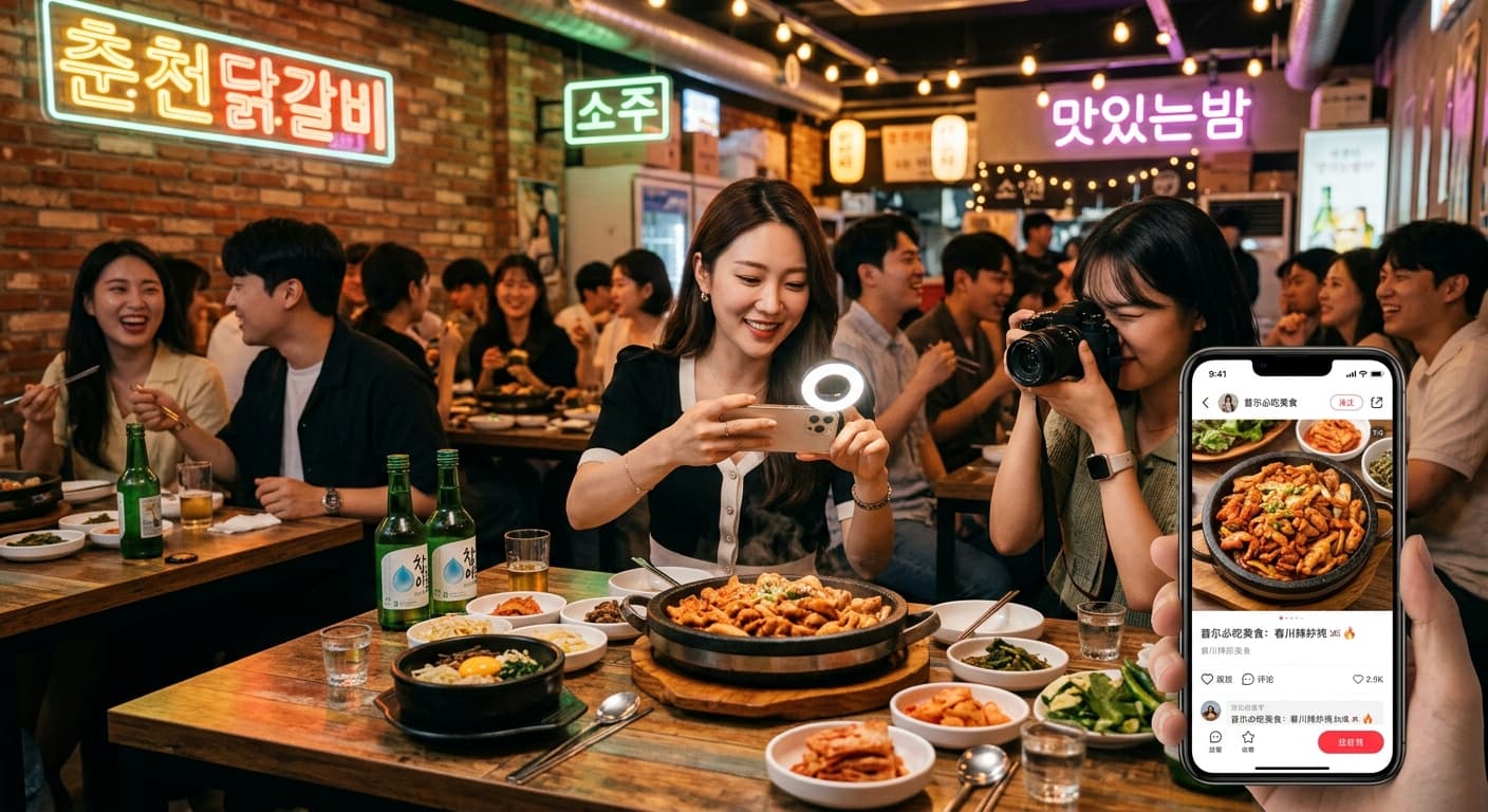 음식점 샤오홍슈 인플루언서 매칭 5가지 등급