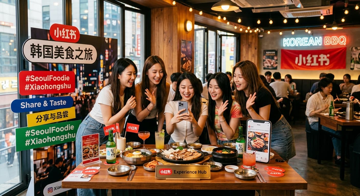 음식점 샤오홍슈 ROI · 12개월 누적 도달