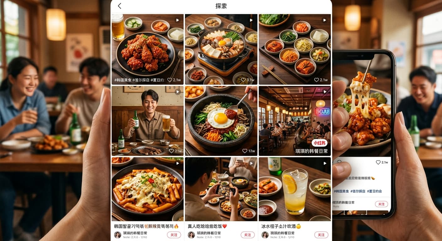 음식점 샤오홍슈 체험단 보조 이미지
