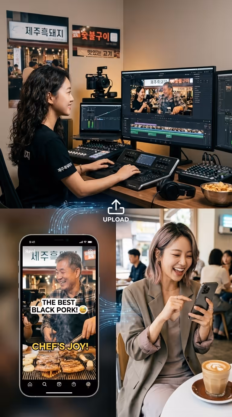 숏폼 송출