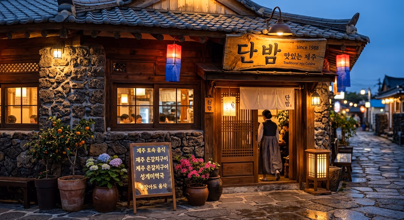 매장 외관 간판