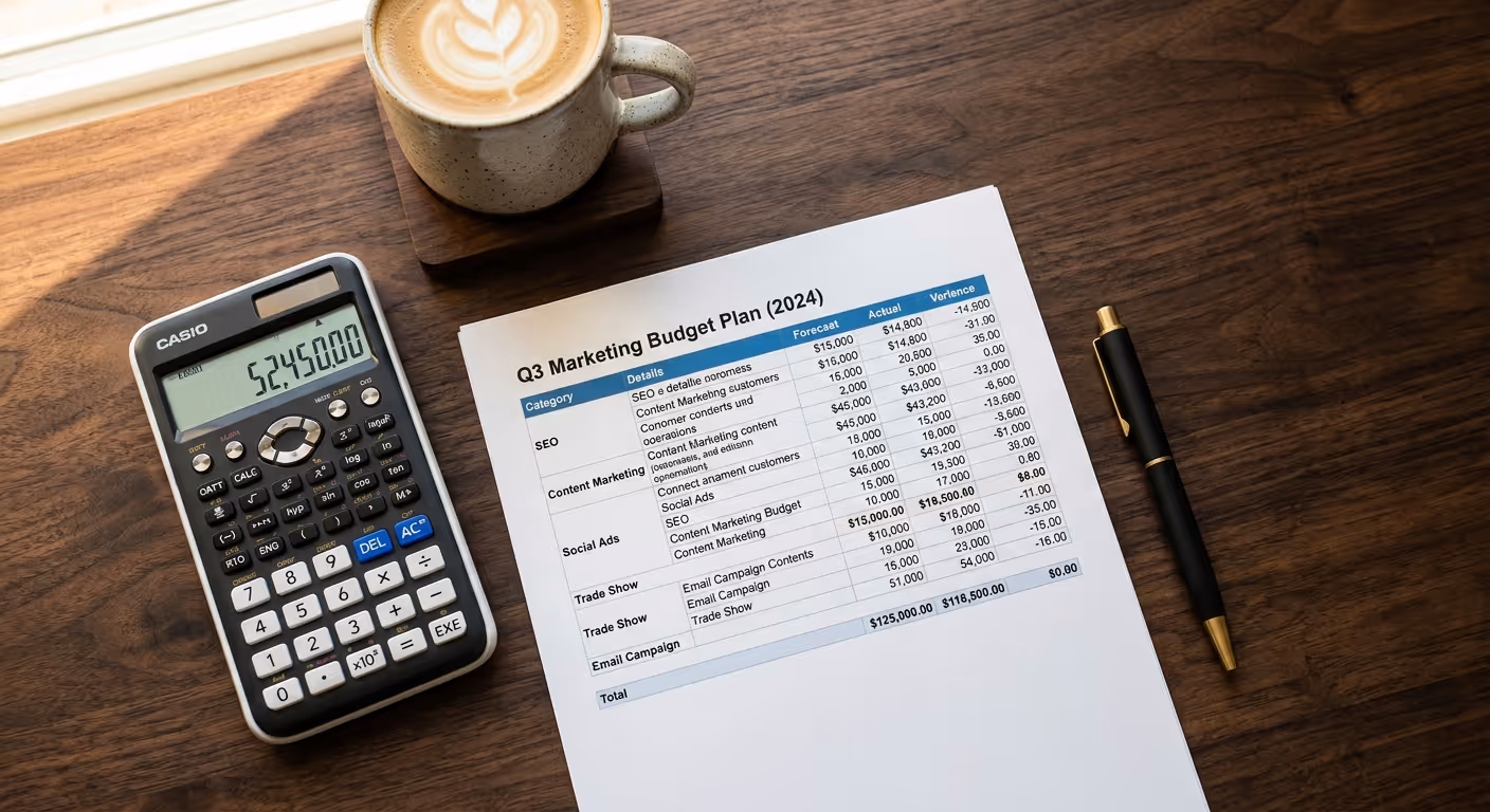 마케팅 예산 계획