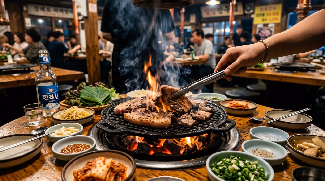 제주 흑돼지 구이 — 따종디엔핑 인기 메뉴