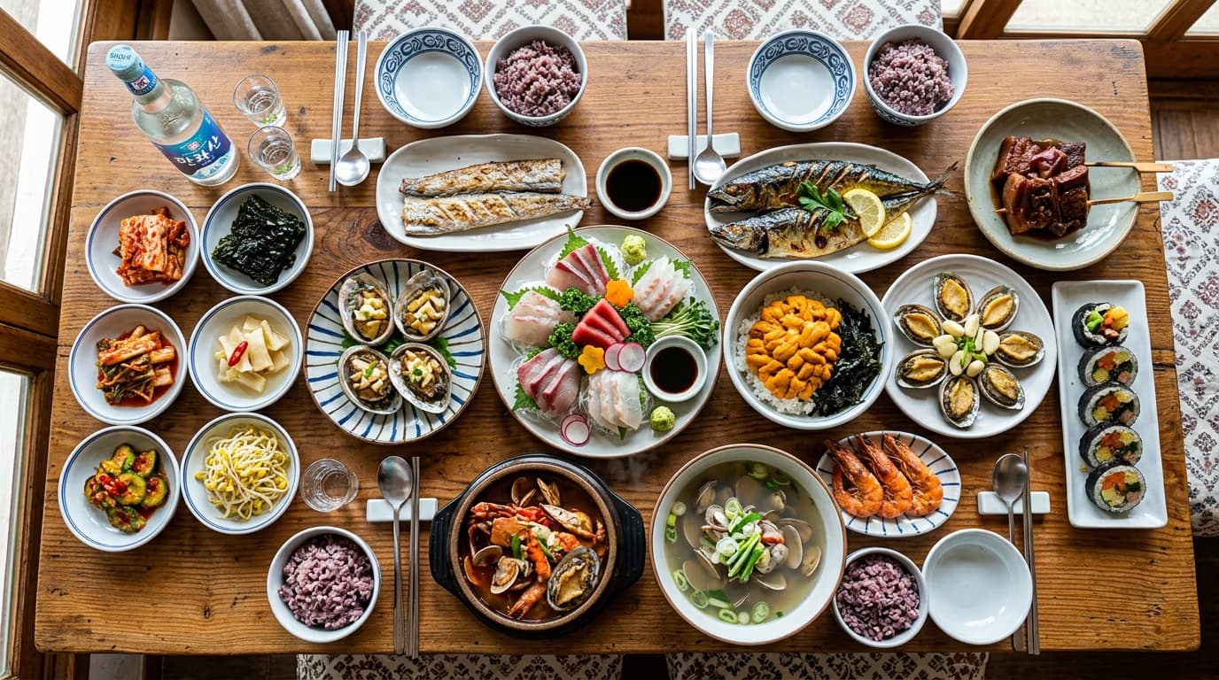 제주 해산물 모듬 — 따종디엔핑 인기 메뉴