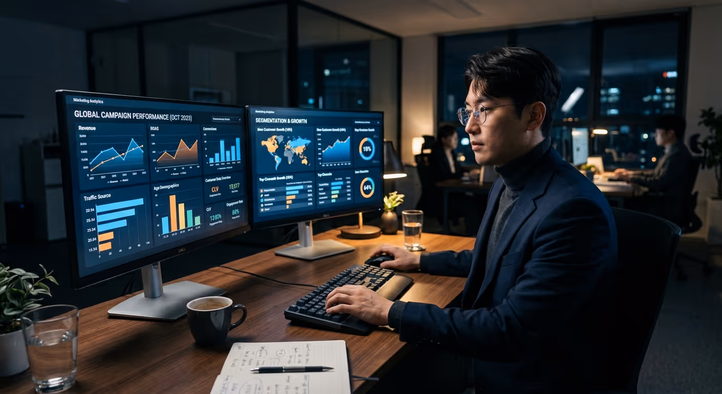 마케팅 데이터 분석 대시보드