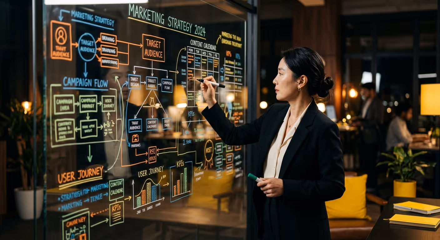 마케팅 전략을 설계하는 전문가