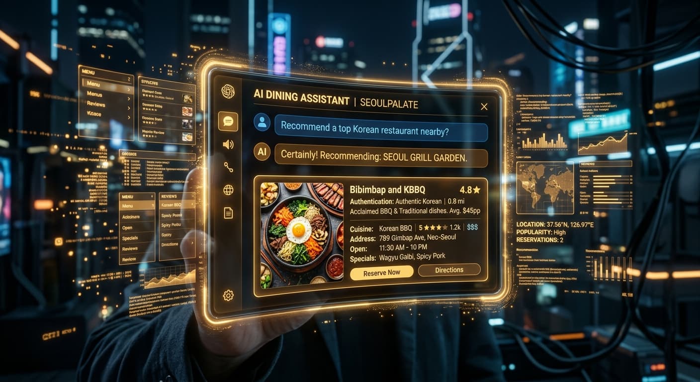 AI 검색 최적화 AEO 개념도