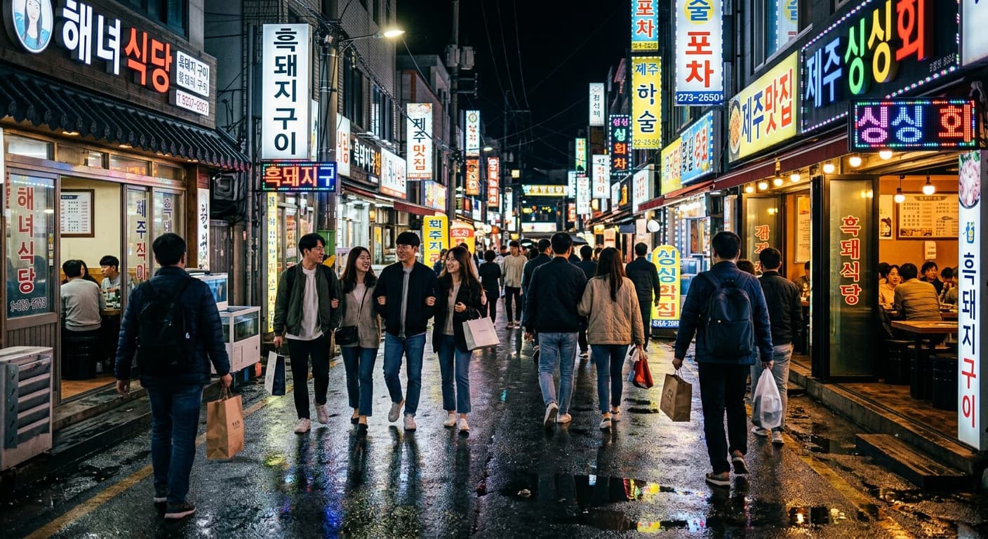 제주 다양한 음식점과 카페들